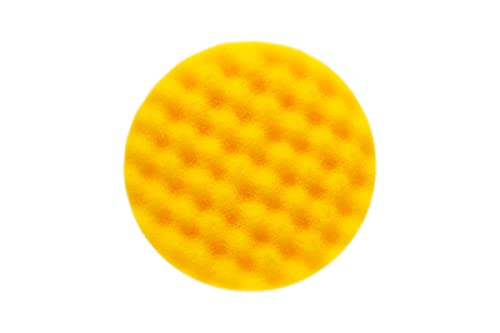 MIRKA Polierpad Golden Finish Pad 1 Ø 77 mm Gelbes gewaffeltes Schaumfstoffpad (2er Pack) (2 St) von MIRKA