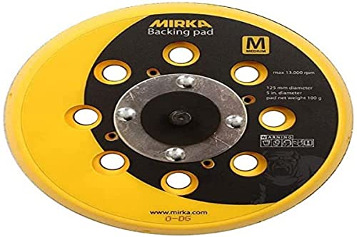 Mirka 8395193111 Stützteller Netz - 125mm - 5/16" Grip - 28 Löcher - Medium - Packung enthält 1 Stück von MIRKA