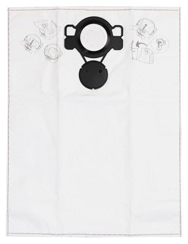 Mirka Fleece Staubsaugerbeutel für Mirka Industriesauger 1025 L / 12 Liter / 5 Stück / 8999000211 / Staubbeutel Vlies von MIRKA