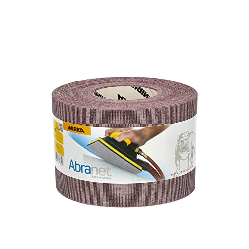 Mirka Abranet Netz-Schleifrolle 115 mm x 25 m Klett/Korn P240 / 1 Rolle/zum Schleifen von Holz, Spachtel, Lack, Kunststoff / 5454400125 Mirka Abranet Netz-Schleifrolle 115 mm x 25 m Klett/Korn P240 / 1 Rolle/zum Schleifen von Holz, Spachtel, Lack, Kunststoff / 5454400125 von MIRKA
