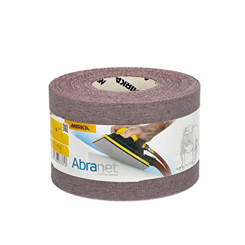 Mirka Abranet Netz-Schleifrolle 115 mm x 25 m Klett/Korn P120 / 1 Rolle/zum Schleifen von Holz, Spachtel, Lack, Kunststoff / 5454400112 Mirka Abranet Netz-Schleifrolle 115 mm x 25 m Klett/Korn P120 / 1 Rolle/zum Schleifen von Holz, Spachtel, Lack, Kunststoff / 5454400112 von MIRKA