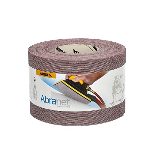 Mirka Abranet Netz-Schleifrolle 115 mm x 25 m Klett/Korn P180 / 1 Rolle/zum Schleifen von Holz, Spachtel, Lack, Kunststoff / 5454400118 Mirka Abranet Netz-Schleifrolle 115 mm x 25 m Klett/Korn P180 / 1 Rolle/zum Schleifen von Holz, Spachtel, Lack, Kunststoff / 5454400118 von MIRKA