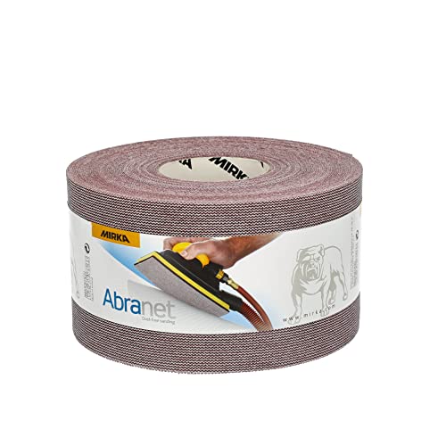 Mirka Abranet Netz-Schleifrolle 115 mm x 25 m Klett/Korn P80 / 1 Rolle/zum Schleifen von Holz, Spachtel, Lack, Kunststoff / 5454400180 Mirka Abranet Netz-Schleifrolle 115 mm x 25 m Klett/Korn P80 / 1 Rolle/zum Schleifen von Holz, Spachtel, Lack, Kunststoff / 5454400180 von MIRKA