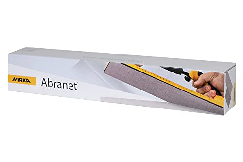 Mirka Abranet Netz-Schleifstreifen 70x420 mm Klett / Korn P320 / 50 Stk / zum Schleifen von Holz, Spachtel, Lack, Kunststoff / 5415105032 von MIRKA