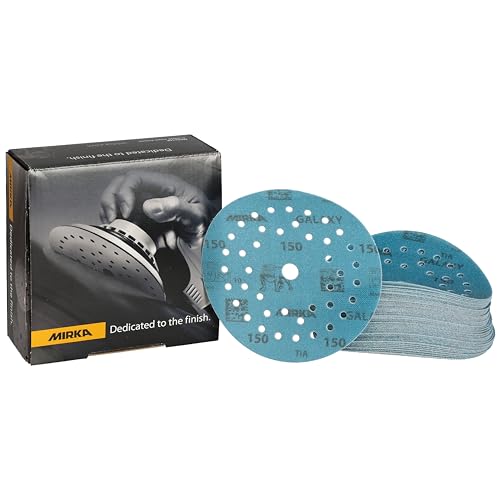 Mirka Galaxy Epoxid Schleifpapier 125mm Klett Korn 150 zum Schleifen von Epoxidharz, Holz, Epoxy, Rivertable / 50 Stk Schleifscheiben Mirka Galaxy Epoxid Schleifpapier 125mm Klett Korn 150 zum Schleifen von Epoxidharz, Holz, Epoxy, Rivertable / 50 Stk Schleifscheiben von MIRKA