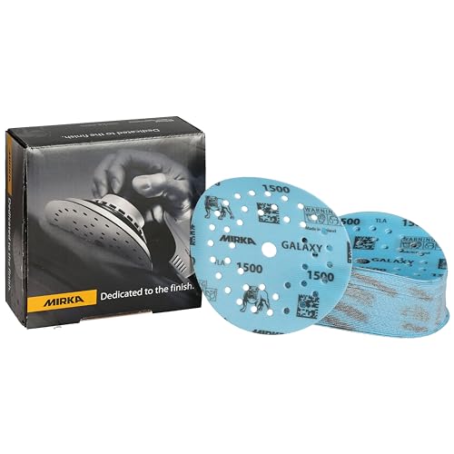 Mirka Galaxy Epoxid Schleifpapier 125mm Klett Korn 1500 zum Schleifen von Epoxidharz, Holz, Epoxy, Rivertable / 50 Stk Schleifscheiben Mirka Galaxy Epoxid Schleifpapier 125mm Klett Korn 1500 zum Schleifen von Epoxidharz, Holz, Epoxy, Rivertable / 50 Stk Schleifscheiben von MIRKA