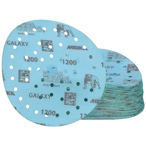Mirka Galaxy Epoxid Schleifpapier 150mm Klett Korn 1200 zum Schleifen von Epoxidharz, Holz, Epoxy, Rivertable / 50 Stk Schleifscheiben Mirka Galaxy Epoxid Schleifpapier 150mm Klett Korn 1200 zum Schleifen von Epoxidharz, Holz, Epoxy, Rivertable / 50 Stk Schleifscheiben von MIRKA