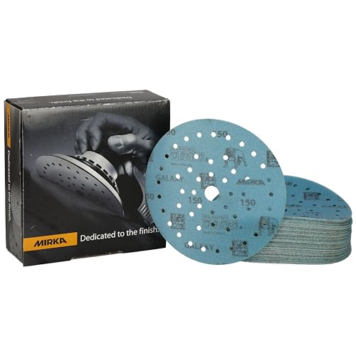 Mirka Galaxy Epoxid Schleifpapier 150mm Klett Korn 150 zum Schleifen von Epoxidharz, Holz, Epoxy, Rivertable / 50 Stk Schleifscheiben Mirka Galaxy Epoxid Schleifpapier 150mm Klett Korn 150 zum Schleifen von Epoxidharz, Holz, Epoxy, Rivertable / 50 Stk Schleifscheiben von MIRKA