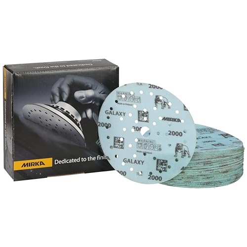 Mirka Galaxy Epoxid Schleifpapier 150mm Klett Korn 2000 zum Schleifen von Epoxidharz, Holz, Epoxy, Rivertable / 50 Stk Schleifscheiben Mirka Galaxy Epoxid Schleifpapier 150mm Klett Korn 2000 zum Schleifen von Epoxidharz, Holz, Epoxy, Rivertable / 50 Stk Schleifscheiben von MIRKA