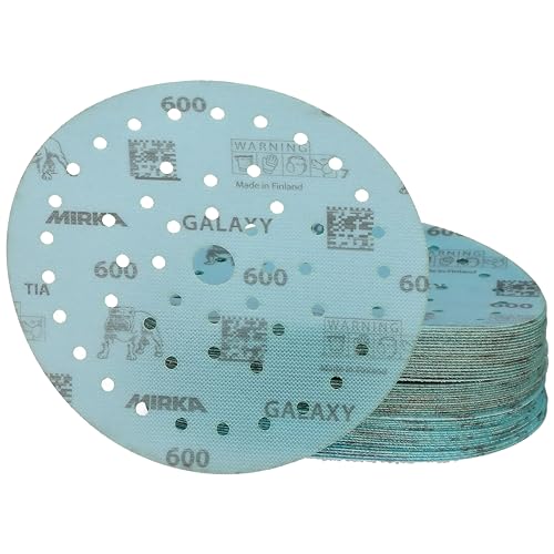 Mirka Galaxy Epoxid Schleifpapier 150mm Klett Korn 600 zum Schleifen von Epoxidharz, Holz, Epoxy, Rivertable / 50 Stk Schleifscheiben Mirka Galaxy Epoxid Schleifpapier 150mm Klett Korn 600 zum Schleifen von Epoxidharz, Holz, Epoxy, Rivertable / 50 Stk Schleifscheiben von MIRKA