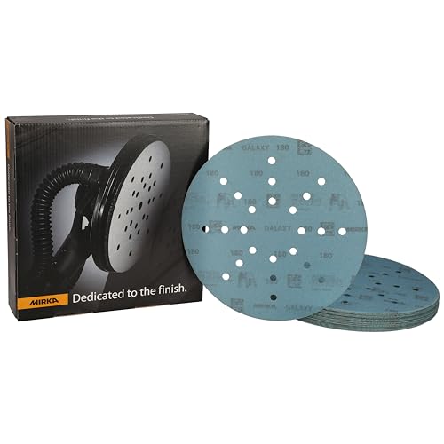 Mirka Galaxy Schleifpapier 225mm Klett Korn 180 / für Langhalsschleifer / 25 Stk Schleifscheiben Mirka Galaxy Schleifpapier 225mm Klett Korn 180 / für Langhalsschleifer / 25 Stk Schleifscheiben von MIRKA