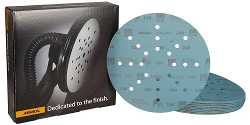 Mirka Galaxy Schleifpapier 225mm Klett Korn 220 / für Langhalsschleifer / 25 Stk Schleifscheiben Mirka Galaxy Schleifpapier 225mm Klett Korn 220 / für Langhalsschleifer / 25 Stk Schleifscheiben von MIRKA