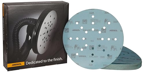 Mirka Galaxy Schleifpapier 225mm Klett Korn 320 / für Langhalsschleifer / 25 Stk Schleifscheiben Mirka Galaxy Schleifpapier 225mm Klett Korn 320 / für Langhalsschleifer / 25 Stk Schleifscheiben von MIRKA