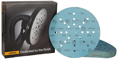 Mirka Galaxy Schleifpapier 225mm Klett Korn 400 / für Langhalsschleifer / 25 Stk Schleifscheiben Mirka Galaxy Schleifpapier 225mm Klett Korn 400 / für Langhalsschleifer / 25 Stk Schleifscheiben von MIRKA