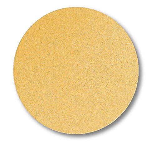 Mirka Gold Universal-Schleifpapier Ø 150mm Klett P180, 100 Stk / Zum Schleifen von Gips, Spachtel, Spanplatten, Holz, Lack von MIRKA