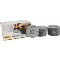 Iridium Soft Schleifscheiben ø 77 mm / Korn P2000 / Klett Multifit / 20 Stück / schaumbasiertes Schleifmittel für präzises Trockenschleifen, Iridium Soft Schleifscheiben ø 77 mm / Korn P2000 / Klett Multifit / 20 Stück / schaumbasiertes Schleifmittel für präzises Trockenschleifen, von MIRKA