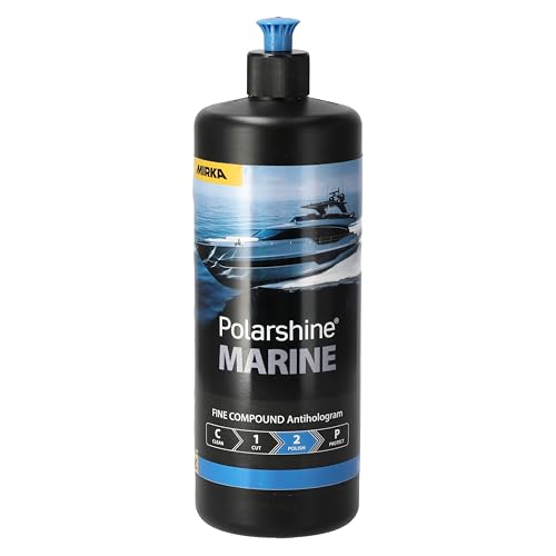 Mirka Polarshine Marine Feinpolierpaste / 1 L/Wasserbasierte, silikonfreie Antihologramm-Polierpaste / 7991210111FC von MIRKA