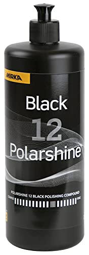 Mirka Politur/Polarshine 12 Black / 1000 ml/Professionelle Mittelgrobe Politur/Silikonfrei von MIRKA