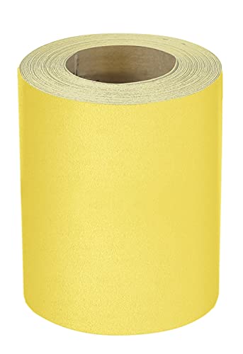 Mirka Yellow Schleifpapier Schleifrolle / 93mm x 5m / 1 Rolle / P100 / Schleifen von Hartholz, Weichholz, Farbe, Spachtel, Kunststoff von MIRKA