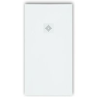 Mineralguss-Duschwanne extra flach pure Schieferoptik weiß 80x130 cm Auslaufschutz in Farbe Mineralguss-Duschwanne extra flach pure Schieferoptik weiß 80x130 cm Auslaufschutz in Farbe von MIRLO