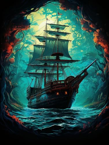 Diamanten Puzzle Malerei Kits, Segelboot, das auf dem Meer segelt, B, 30 * 40 cm DIY 5D Diamant Kunst Full Diamonds Bastel Leinwand Strass Stickerei Kunsthandwerk für Erwachsene Wohnwanddekor Diamanten Puzzle Malerei Kits, Segelboot, das auf dem Meer segelt, B, 30 * 40 cm DIY 5D Diamant Kunst Full Diamonds Bastel Leinwand Strass Stickerei Kunsthandwerk für Erwachsene Wohnwanddekor von MIRONS