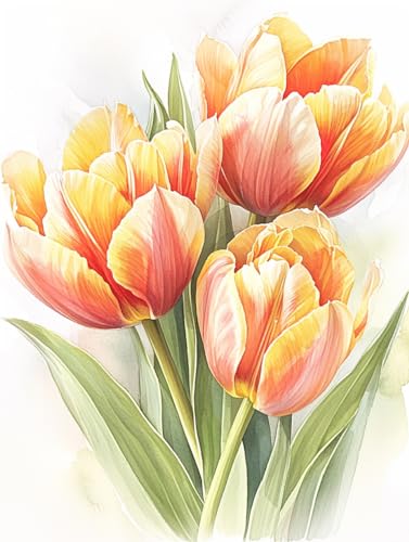 MIRONS Kreuzstich Stickpackungen Vorgedruckt Set, Schöne Tulpen,F,50 * 70cm Stickvorlagen Stickbilder Zum Sticken Starter Set FüR Erwachsene AnfäNger, 11CT Cross Stitch Kit MIRONS Kreuzstich Stickpackungen Vorgedruckt Set, Schöne Tulpen,F,50 * 70cm Stickvorlagen Stickbilder Zum Sticken Starter Set FüR Erwachsene AnfäNger, 11CT Cross Stitch Kit von MIRONS