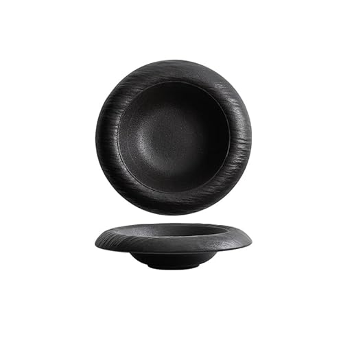 9 Zoll Küchenschüssel Strohhut Keramik Teller Western Essen Einfache Salat Vorspeise Dessert Kuchen Geschirr Salatschüssel Küche von MIROOOO