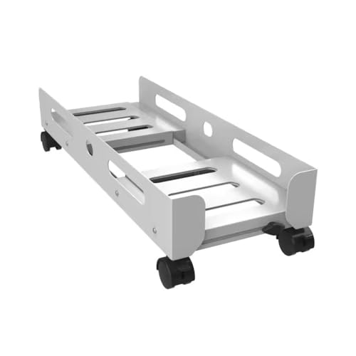 Computerständer CPU-Halterung Desktop-Computerhalterung Mobiles Büro Home Kühlregal Chassis Erhöhte Teleskophalterung Computerturm Ständer Druckerstand(Weiß) von MIROOOO