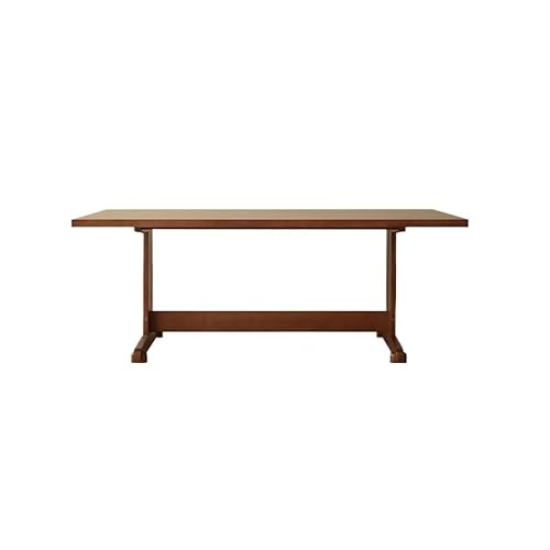 Kaffee Tisch 160x85x75cm Rechteckig Werkbank Retro Quadratische Tisch, Haushaltsküche Restaurant & Café-Lösung Esstisch von MIROOOO