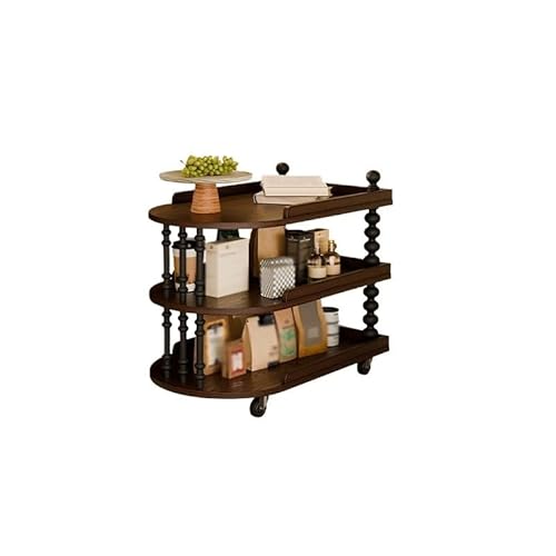 MIROOOO Beistelltisch für Wohnzimmer, Teetisch, Beistelltisch, Retro, abnehmbar, aus Massivholz, Beistelltisch, Wohnzimmertisch, Teetisch, Nachttisch von MIROOOO