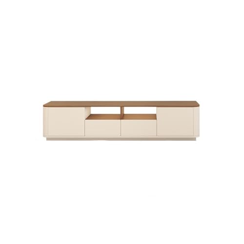 MIROOOO TV Schrank Ständer 200cm Massivholz Retro Weiß Konsolentisch Country Entertainment Center Haushalt Aufbewahrung Möbel für Wohnzimmer & Hotels Unterhaltungszentrum Fernsehschrank MIROOOO TV Schrank Ständer 200cm Massivholz Retro Weiß Konsolentisch Country Entertainment Center Haushalt Aufbewahrung Möbel für Wohnzimmer & Hotels Unterhaltungszentrum Fernsehschrank von MIROOOO