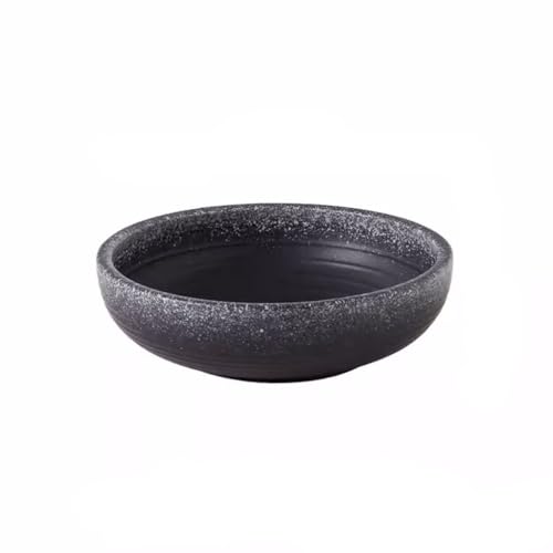 Ramen Schalen Obstschale Großes Becken im japanischen Stil Haushalt Große Suppenschüssel Gekochter Fisch Große Schüssel Gekochtes Gemüse Spezielle Suppe Dicke Lippe Keramikschüssel Salatschüssel E,2L) von MIROOOO