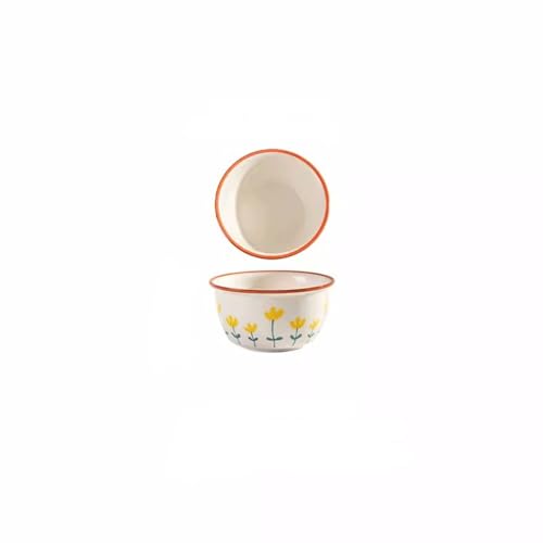 Ramenschalen Obstschale Bergchysanthemengeschirr Reisschale aus Keramik Schüssel für Zuhause Schüssel für süße Suppe Schüssel für Nudeln Schüssel für Partys Salatschüssel flache Teller von MIROOOO