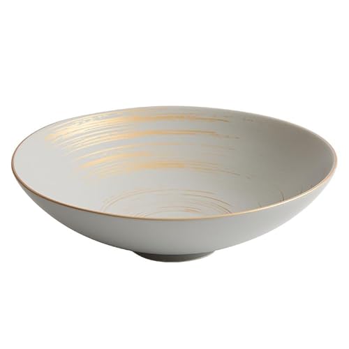 Ramenschalen Obstschale Keramik Nudelschüssel Home Große Suppenschüssel Restaurant Hat Schüssel Geeignet für Suppe, Müsli, Chili, Rindfleischeintopf Salatschüssel Speiseteller(S) von MIROOOO