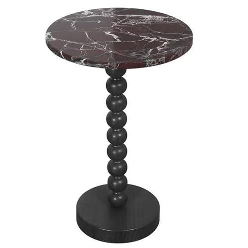 Wohnzimmer Beistelltisch Teetisch Schlafzimmer Sofa Kleiner Teetisch Modern Einfach Couchtisch Kreativer Marmor Beistelltisch Mini Runder Ecktisch Nachttisch Caddy von MIROOOO