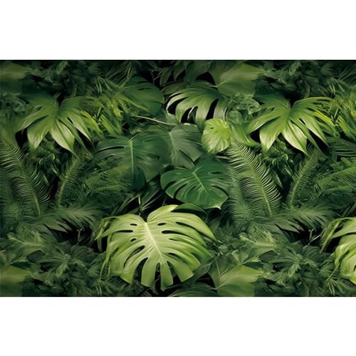 MIRRORANG 120x50cm Tropische Blätter Terrarium Hintergrund Vinyl Reptilien Lebensraum Hintergrund Regenwald Aquarium Hintergrund von MIRRORANG