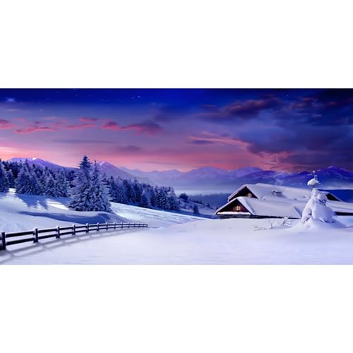 MIRRORANG 180x46cm Schneebedeckte Berge, Aquarium Hintergrund, Winter, Wald, Haus, Straße, rosa Wolken, Landschaft, Aquarium Hintergrund, Vinyl MIRRORANG 180x46cm Schneebedeckte Berge, Aquarium Hintergrund, Winter, Wald, Haus, Straße, rosa Wolken, Landschaft, Aquarium Hintergrund, Vinyl von MIRRORANG