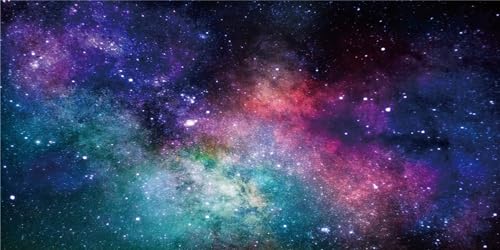 MIRRORANG 76x46cm Sternenhimmel Aquarium Hintergrund 3D Kosmische Galaxie Aquarium Hintergrund Raum Terrarium Hintergrund von MIRRORANG
