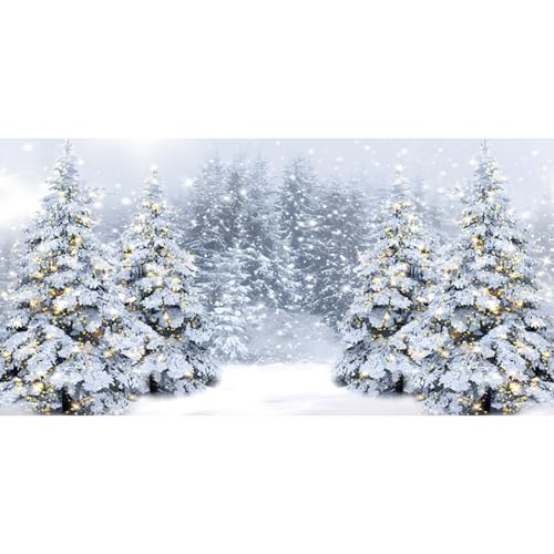 MIRRORANG 76x46cm Winter, verschneiter Kiefernwald, Terrarium Hintergrund mit Schneefall, Weihnachten, Aquarium Dekorativer Hintergrund aus Vinyl MIRRORANG 76x46cm Winter, verschneiter Kiefernwald, Terrarium Hintergrund mit Schneefall, Weihnachten, Aquarium Dekorativer Hintergrund aus Vinyl von MIRRORANG