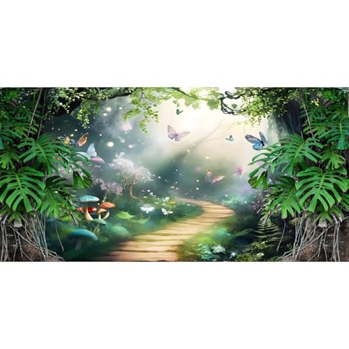 MIRRORANG 91x50cm Verzauberter Waldweg Reptil Terrarium Aquarium Hintergrund Mystische Schmetterlinge Natur Aquarium Hintergrund Bartagame Vivarium Hintergrund Vinyl MIRRORANG 91x50cm Verzauberter Waldweg Reptil Terrarium Aquarium Hintergrund Mystische Schmetterlinge Natur Aquarium Hintergrund Bartagame Vivarium Hintergrund Vinyl von MIRRORANG