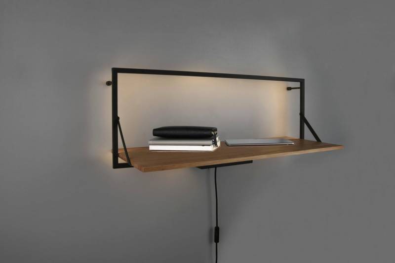 MIRRORS AND MORE Wandregal Leonie, 1-tlg., mit integriertem LED Backlight von MIRRORS AND MORE