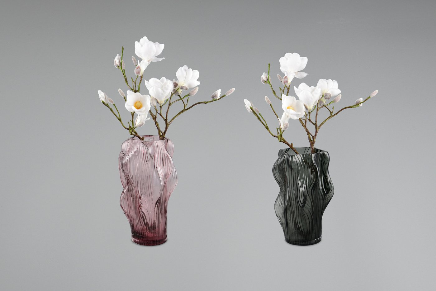 MIRRORS AND MORE Dekovase VAPOR (1 St), Dekovase in außergewöhnlicher Form von MIRRORS AND MORE