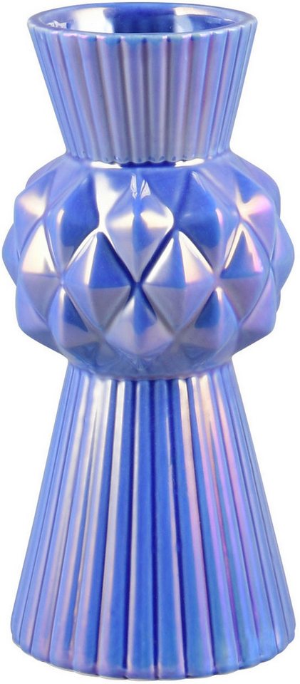 MIRRORS AND MORE Dekovase VORO (1 St), Bunte Dekovase in auffälliger Form von MIRRORS AND MORE