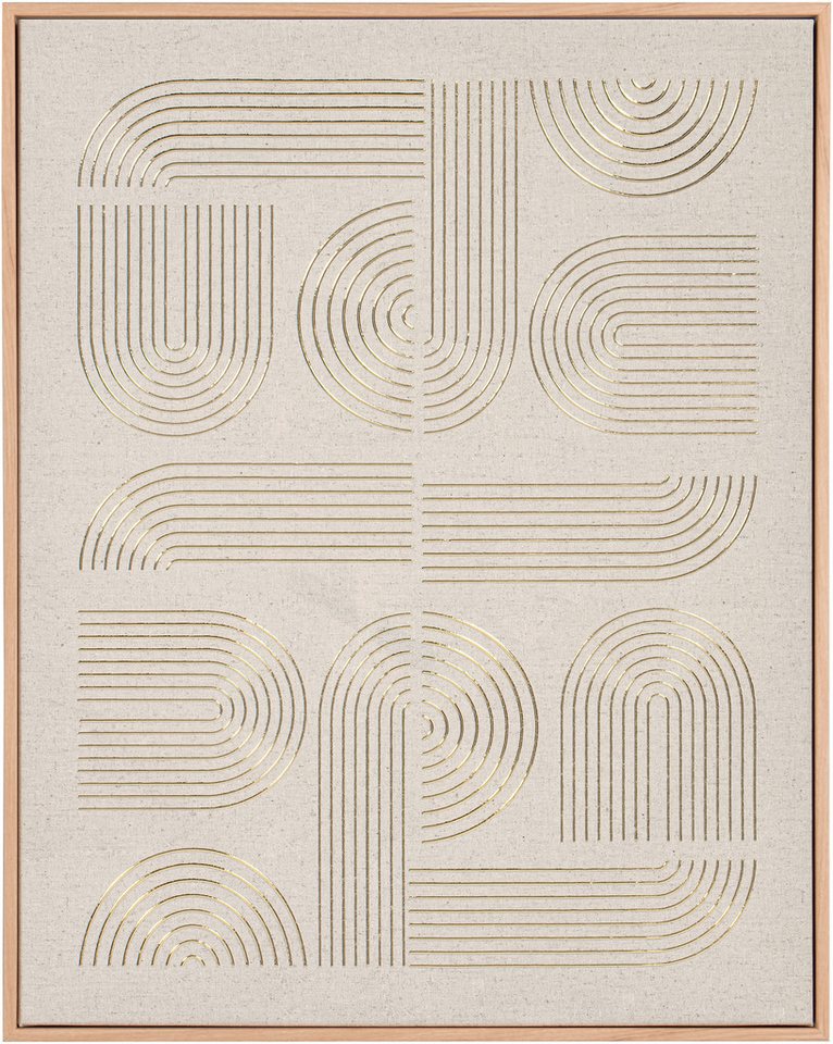 MIRRORS AND MORE Kunstdruck NORMA, (1 St), Kunstwerk im Geometrischen Design von MIRRORS AND MORE