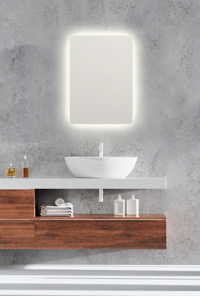 MIRRORS AND MORE LED-Lichtspiegel Franzi (1-St), integrierte LED-Beleuchtung von MIRRORS AND MORE