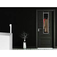 Mirrors And More - Türhängespiegel ria rechteckig mit Haken, Rahmen in Silber 30x120cm von MIRRORS AND MORE