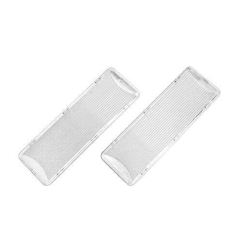 MIRTUX Kit mit 2 Schutzabdeckungen für Lampen und Lichtdiffusoren, kompatibel mit Dunstabzugshauben von Balay, Lynx | Maße: 17,4 x 5,9 | Originalcode: 264984 | Abdeckung für Abzugshaube Lampen von MIRTUX