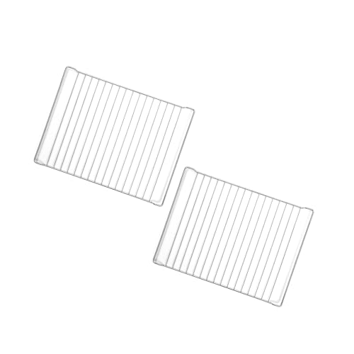 MIRTUX 2er-Pack Backroste 44,8 cm (L) x 34 cm (B), kompatibel mit Bauknecht Whirlpool Ignis Indesit für Backofen 481245819334 C00312479 - Backblech 44,8 x 34 cm, hochwertig von MIRTUX