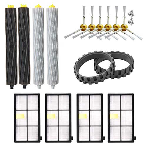 MIRTUX Ersatz-Set, kompatibel mit Roomba Serie 800 und 900, Set mit Reifen, Bürsten, Entferner und Zubehör, Ersatz-Staubsauger 810, 816, 865, 866, 870, 876, 880, 890, 895, 8960 usw von MIRTUX