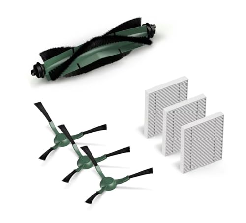 MIRTUX Ersatzteil-Set kompatibel mit Roomba Combo Essential – hochwertige Ersatzteile für Roomba Combo Essential – Zubehör für Roomba Combo – inkl. Zentralwalze, Filter, Seitenbürsten von MIRTUX